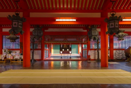 Itsukushima shrine's main room