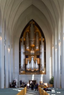 Hallgrimskirkja's beautiful pipe organ