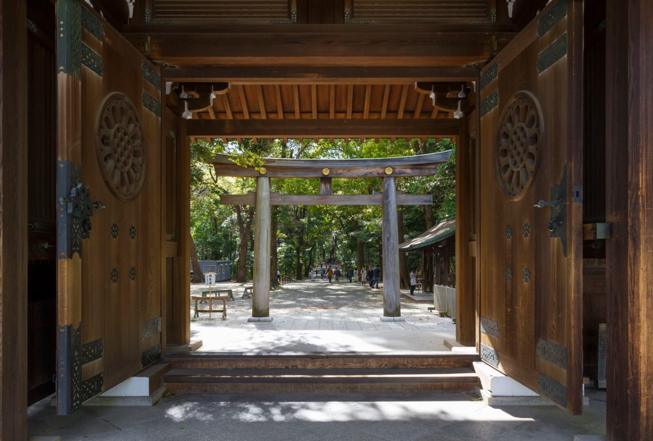 torii beyond the doors